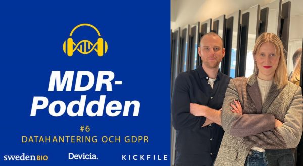 MDR-Podden, en podcast från SwedenBIO Studion i samarbete med Devicia och Kickfile