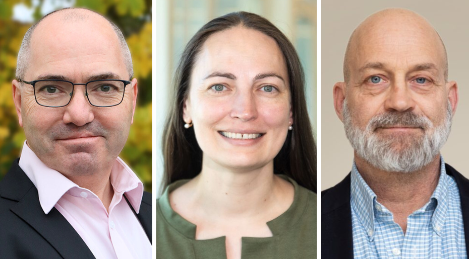 Fr. v: Paul Little, CEO Atrogi, Petra Szeszula, CEO and co-founder of BrainZellSamuel Svensson, CEO of Neogap